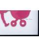 QUADRO MENINA COM CARRINHO BEBE